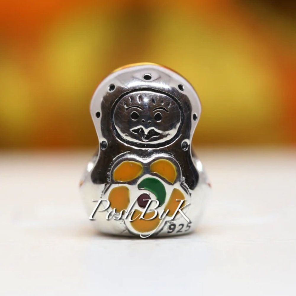 PANDORA RUSSIAN DOLL CHARM 790582ER * RETIRED*